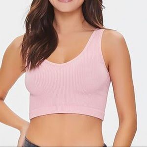 forever 21 seamless ribbed brallette!